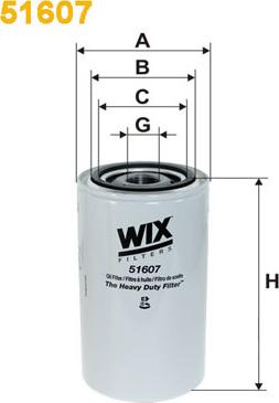 WIX Filters 51607 - Yağ filtri furqanavto.az