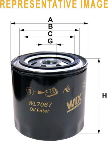 WIX Filters WL7080 - Yağ filtri furqanavto.az
