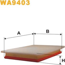 WIX Filters WA9403 - Hava filtri furqanavto.az