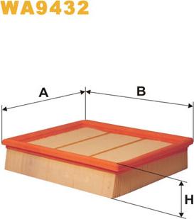 WIX Filters WA9432 - Hava filtri furqanavto.az