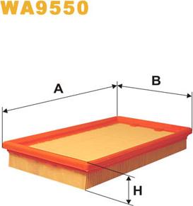 WIX Filters WA9550 - Hava filtri furqanavto.az