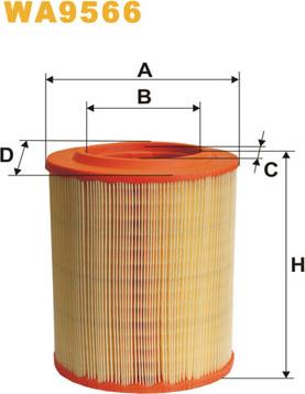 WIX Filters WA9566 - Hava filtri furqanavto.az