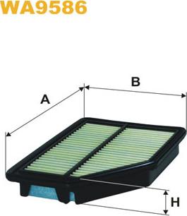 WIX Filters WA9586 - Hava filtri furqanavto.az