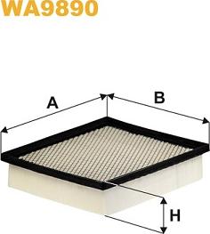 WIX Filters WA9890 - Hava filtri furqanavto.az