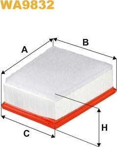 WIX Filters WA9832 - Hava filtri furqanavto.az