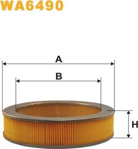 WIX Filters WA6490 - Hava filtri furqanavto.az