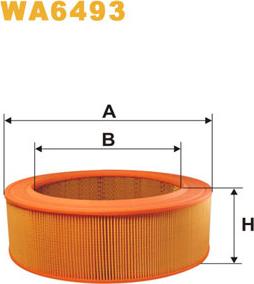 WIX Filters WA6493 - Hava filtri furqanavto.az