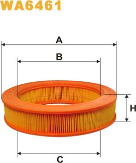 WIX Filters WA6461 - Hava filtri furqanavto.az