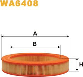 WIX Filters WA6408 - Hava filtri furqanavto.az