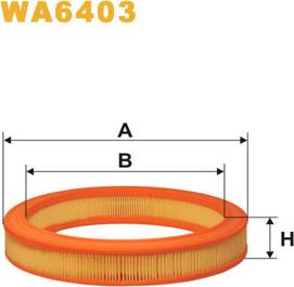 WIX Filters WA6403 - Hava filtri furqanavto.az