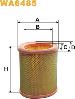 WIX Filters WA6485 - Hava filtri furqanavto.az