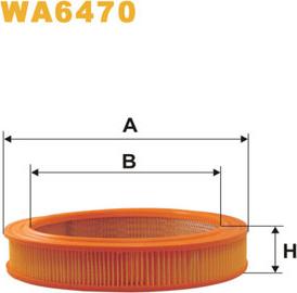 WIX Filters WA6470 - Hava filtri furqanavto.az