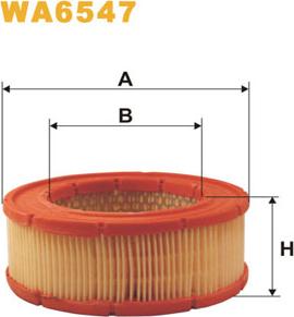 WIX Filters WA6547 - Hava filtri furqanavto.az