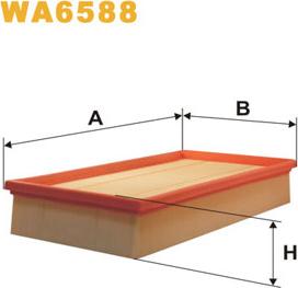 WIX Filters WA6588 - Hava filtri furqanavto.az