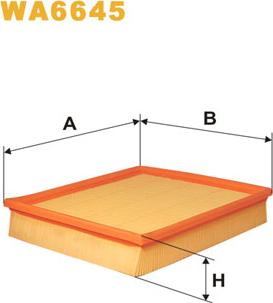 WIX Filters WA6645 - Hava filtri furqanavto.az