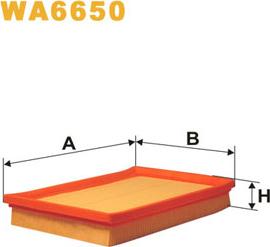 WIX Filters WA6650 - Hava filtri furqanavto.az