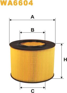 WIX Filters WA6604 - Hava filtri furqanavto.az