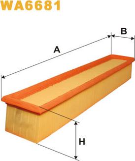 WIX Filters WA6681 - Hava filtri furqanavto.az