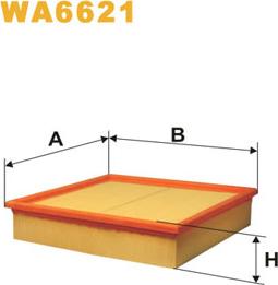 WIX Filters WA6621 - Hava filtri furqanavto.az