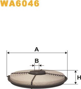 WIX Filters WA6046 - Hava filtri furqanavto.az