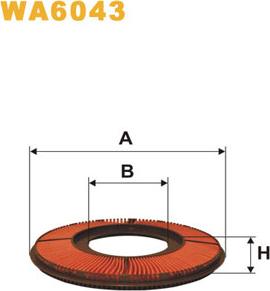 WIX Filters WA6043 - Hava filtri furqanavto.az