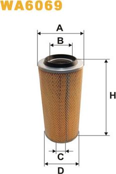 WIX Filters WA6069 - Hava filtri furqanavto.az