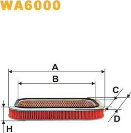 WIX Filters WA6000 - Hava filtri furqanavto.az