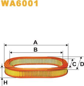 WIX Filters WA6001 - Hava filtri furqanavto.az