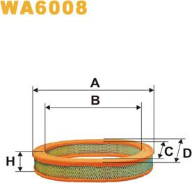 WIX Filters WA6008 - Hava filtri furqanavto.az