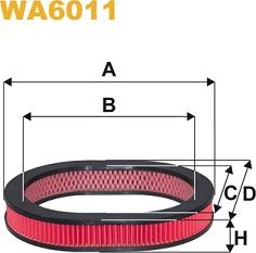 WIX Filters WA6011 - Hava filtri furqanavto.az