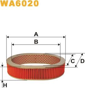 WIX Filters WA6020 - Hava filtri furqanavto.az