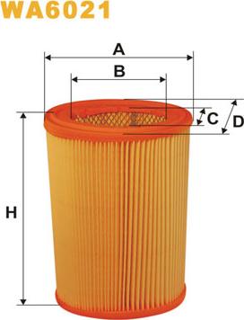 WIX Filters WA6021 - Hava filtri furqanavto.az