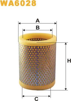 WIX Filters WA6028 - Hava filtri furqanavto.az