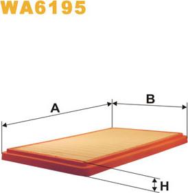 WIX Filters WA6195 - Hava filtri furqanavto.az