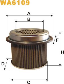 WIX Filters WA6109 - Hava filtri furqanavto.az