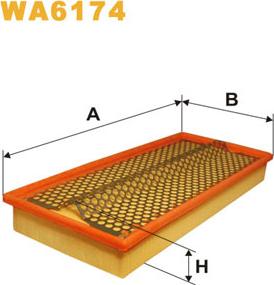 WIX Filters WA6174 - Hava filtri furqanavto.az