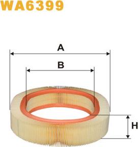 WIX Filters WA6399 - Hava filtri furqanavto.az