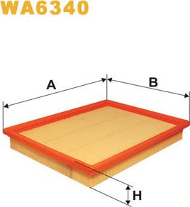 WIX Filters WA6340 - Hava filtri furqanavto.az