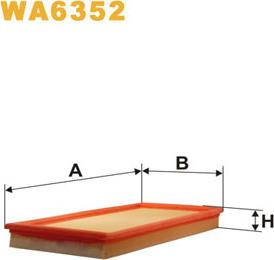 WIX Filters WA6352 - Hava filtri furqanavto.az