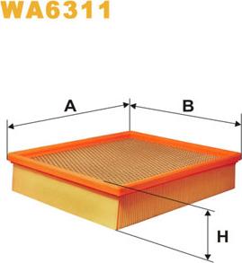 WIX Filters WA6311 - Hava filtri furqanavto.az