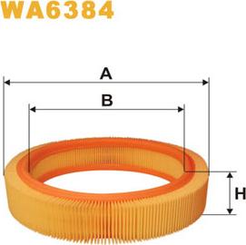 WIX Filters WA6384 - Hava filtri furqanavto.az