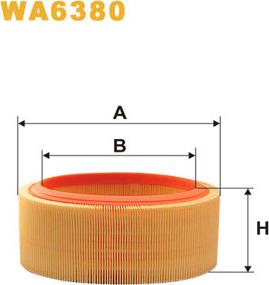 WIX Filters WA6380 - Hava filtri furqanavto.az