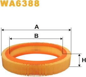 WIX Filters WA6388 - Hava filtri furqanavto.az