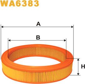 WIX Filters WA6383 - Hava filtri furqanavto.az