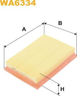 WIX Filters WA6334 - Hava filtri furqanavto.az