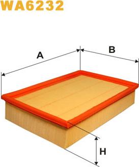 WIX Filters WA6232 - Hava filtri furqanavto.az