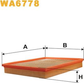 WIX Filters WA6778 - Hava filtri furqanavto.az