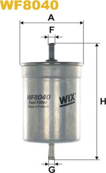 WIX Filters WF8040 - Yanacaq filtri furqanavto.az