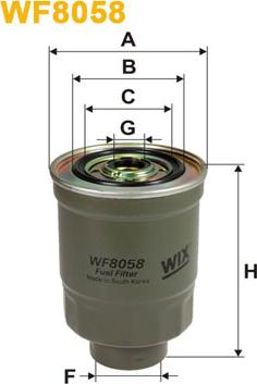 WIX Filters WF8058 - Yanacaq filtri furqanavto.az