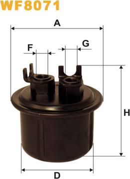 WIX Filters WF8071 - Yanacaq filtri furqanavto.az